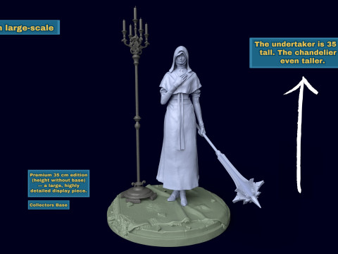 Elden Ring Nightreign Undertaker 3D Print Model