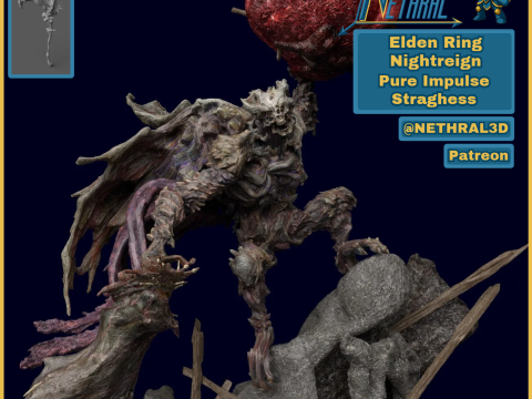 Elden Ring Nightreign Pure Impulse Straghess 3D Принт Модель