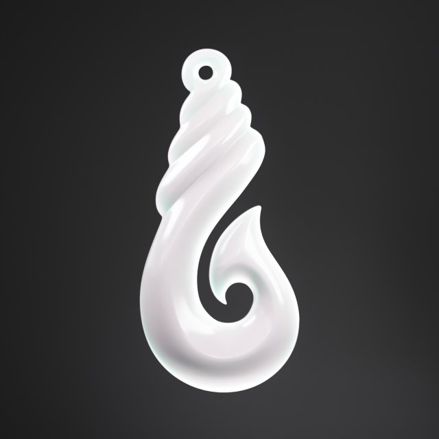 Talisman hook 3D Принт Модель .c4d .max .obj .3ds .fbx .stl .blend 