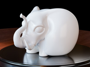 Elephant statue 3D Print Model