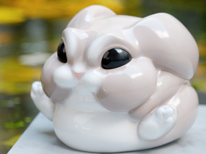 Cute chubby rabbit Modelo de impresión 3D