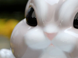 Cute chubby rabbit 3D Print Model