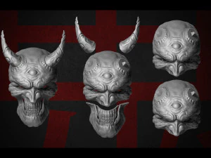 Hannya Oni mask 3D Print Model