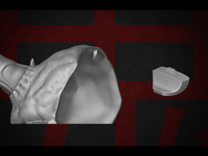 Hannya Oni mask Model Cetak 3D