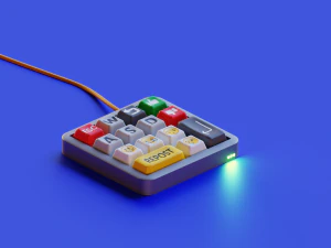 Minitastiera Modello 3D