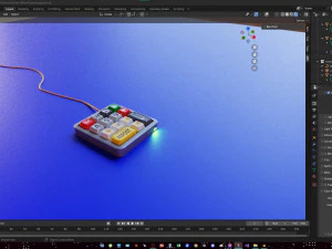 MiniKeyboard 3D Model