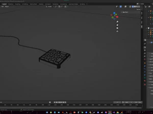 MiniKeyboard 3D Model