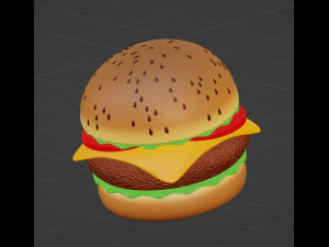 Burger 3D Model