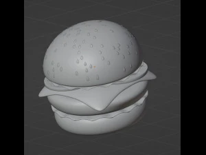 Burger 3D Model