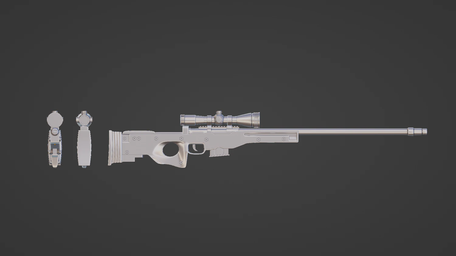 ARMA AWM Modello 3D .c4d .max .obj .3ds .fbx .stl .blend 