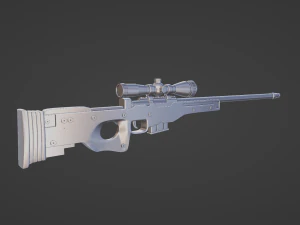ARMA AWM Modello 3D