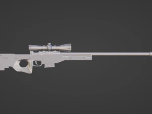 ARMA AWM Modello 3D