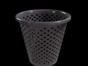 Plastic trash can 3Dモデル