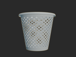 Plastic trash can 3Dモデル