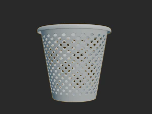Plastic trash can 3D Model
