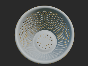 Plastic trash can 3Dモデル