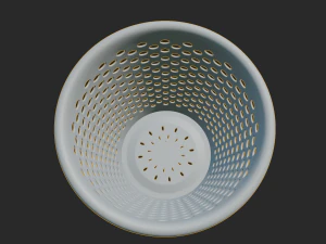 Plastic trash can 3D Model