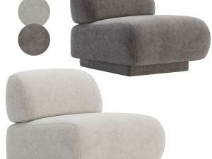 GOGAN Armchair By Moroso 3D Model