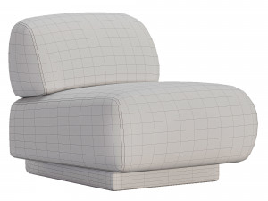 GOGAN Armchair By Moroso 3Dモデル