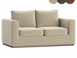 Eudora 2 seater Sofa 3D Model
