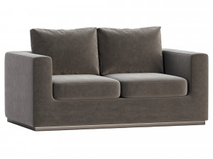Eudora 2 seater Sofa 3D Model