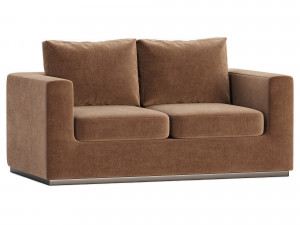 Eudora 2 seater Sofa 3D Model