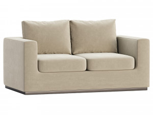 Eudora 2 seater Sofa 3D Model