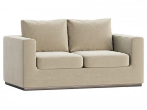 ユードラ 2人掛けソファ 3Dモデル