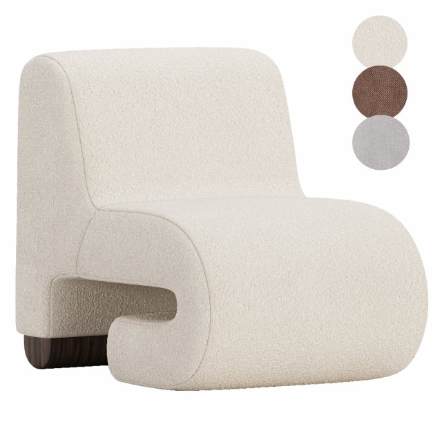 Greenapple chair 3D Модель .c4d .max .obj .3ds .fbx .stl .blend 