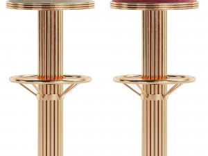 BAR CHAIR MULLIGAN II 3D Model