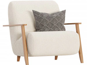 Meghan armchair 3D Model