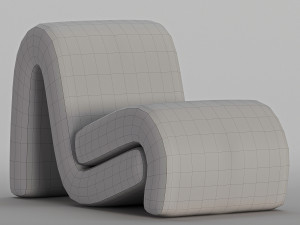 Armchair Curve 3D Модель