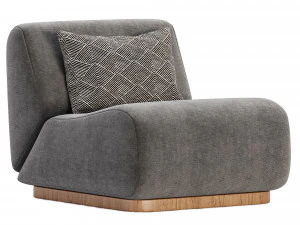 Rotondo Fireside Chair 3D Model