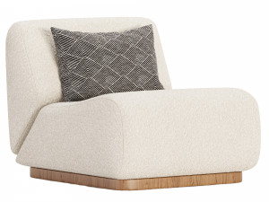 Rotondo Fireside Chair 3D Модель