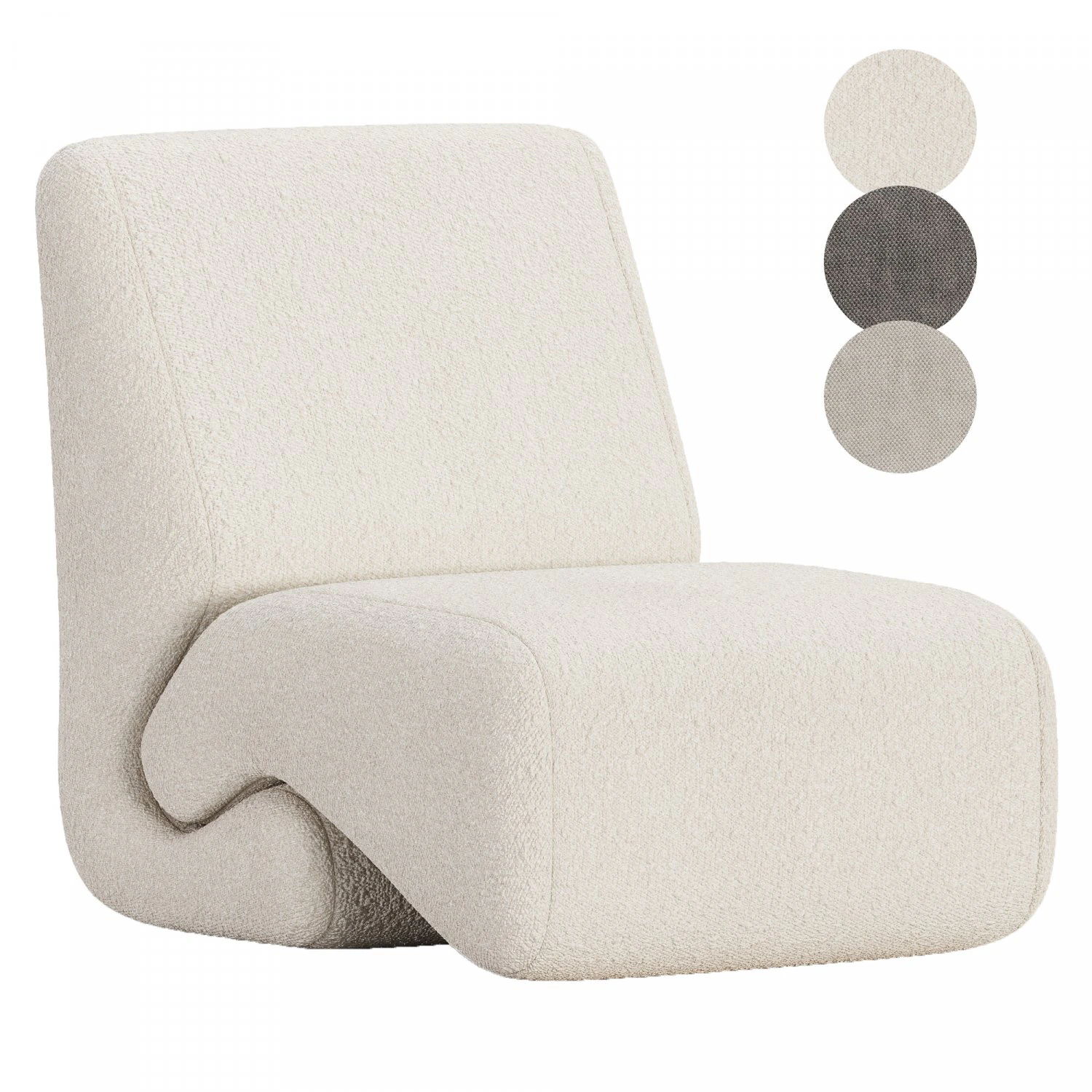 Pair Ivan Matusik lounge chairs 3D Model .c4d .max .obj .3ds .fbx .stl .blend