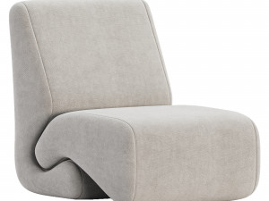 Pair Ivan Matusik lounge chairs 3D Model