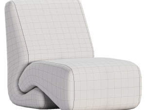 Pair Ivan Matusik lounge chairs 3D Model