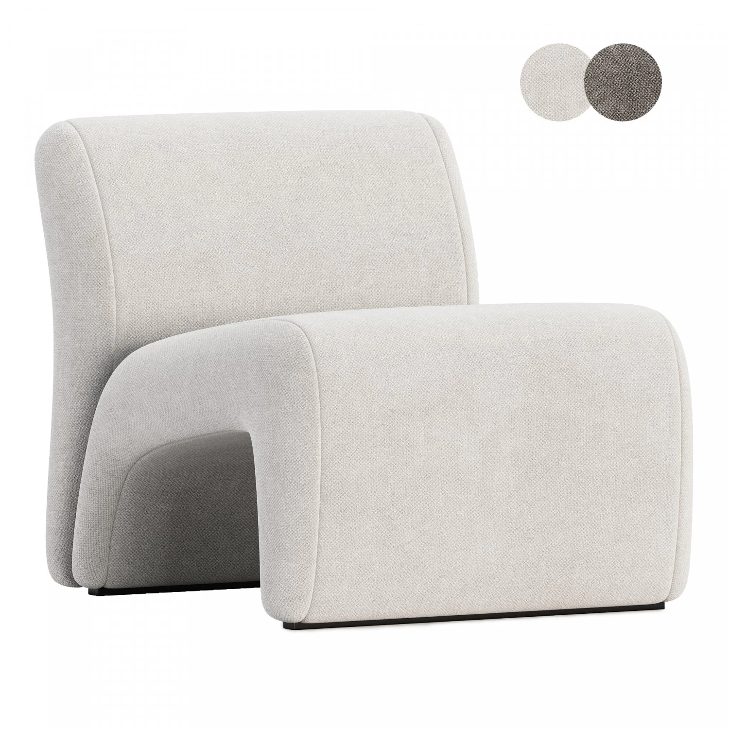 Armchair Olena 3D Model .c4d .max .obj .3ds .fbx .stl .blend 