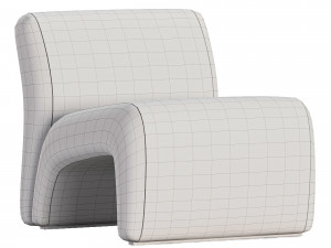 Armchair Olena Modello 3D