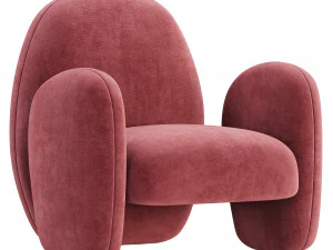 Fulu Armchair by Nobonobo 3D Model
