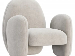 Fulu Armchair by Nobonobo 3D Model