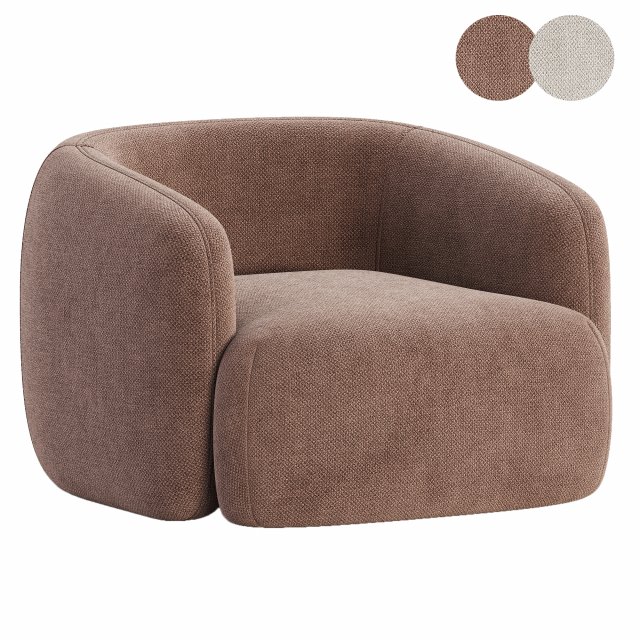 ALAND Armchair By Marac 3D Model .c4d .max .obj .3ds .fbx .stl .blend 