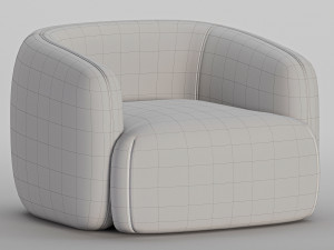 ALAND Armchair By Marac 3D Model
