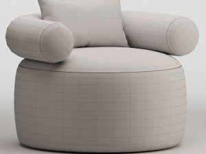 Armchair Tirella 3D मॉडल