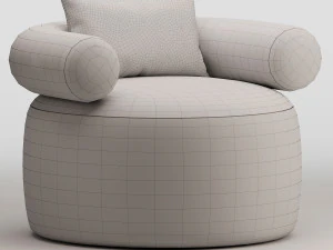 Armchair Tirella 3D Model