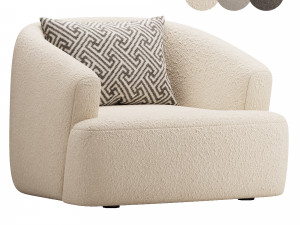 Boucle Sessel Sofia 3D Model