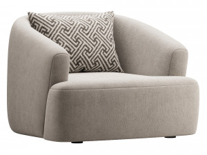 Boucle Sessel Sofia 3D Model