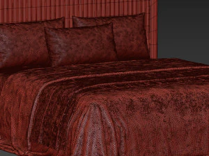 Bed KAMIYA 3D Model