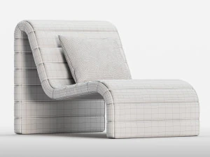 Zurich Occasional Chair 3D Model