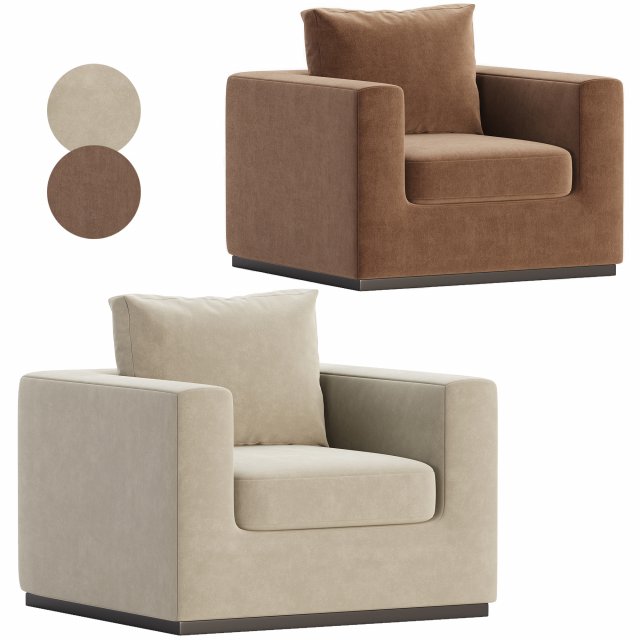 Eudora Armchair Modelo 3D .c4d .max .obj .3ds .fbx .stl .blend 
